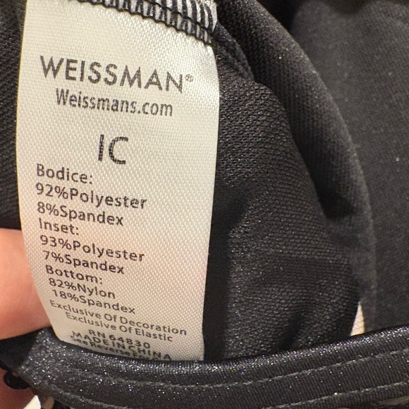 Weissman Black Sequin Jumpsuit - Picture 2 of 4